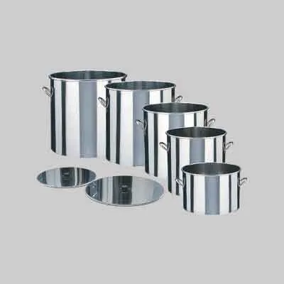 BOLLITORE ACCIAIO INOX 'MINOX' Ø mm 450x345h - cap.lt 55. Prezzo per Pezzo.