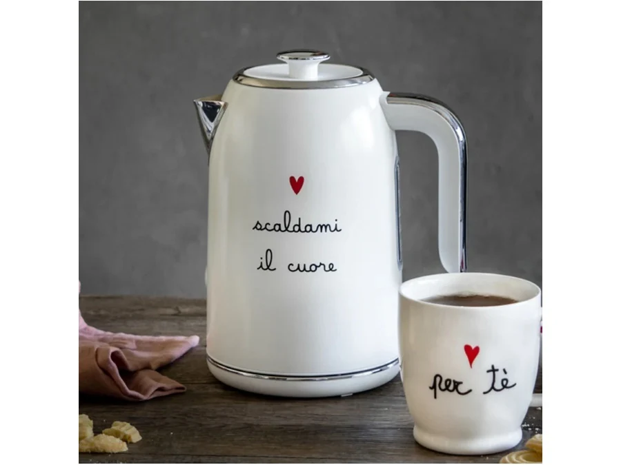 BOLLITORE ELETTRICO " SCALDAMI IL CUORE"( CM. 15 X 24H)