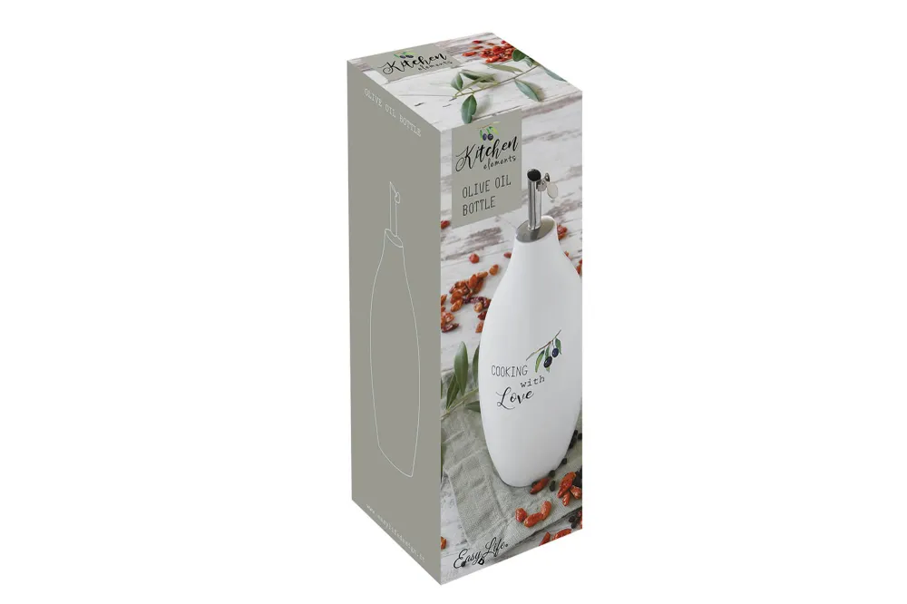 Bottiglia olio/aceto porcellana di Easy LIfe (300 ml)