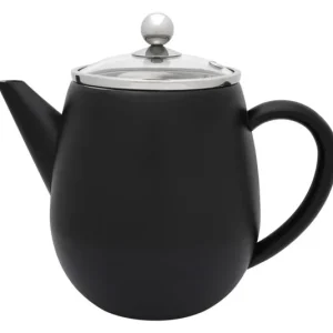 BREDEMEIJER teiera Duet Eva nero opaco 1,1 l
