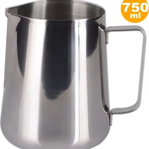 Bricco Bollilatte 750 Ml Bolli Latte Lattiera Caffè Acciaio Inox Pentolino