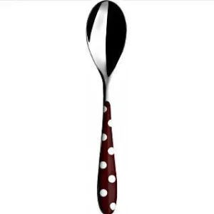 Bugatti cucchiaio Pois rosso granata