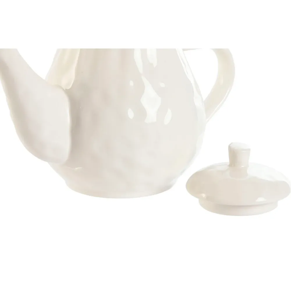Bule Home ESPRIT Branco Castanho Porcelana 1 L