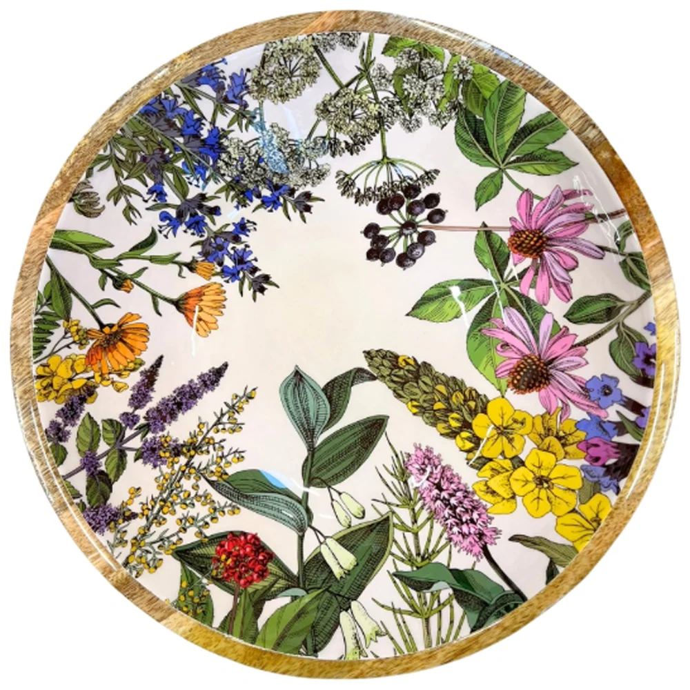 Ciotola legno di mango Herbs Print By Room ApS_Midt Factoring A/S