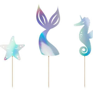 Cake toppers - Sirenetta Iridescente