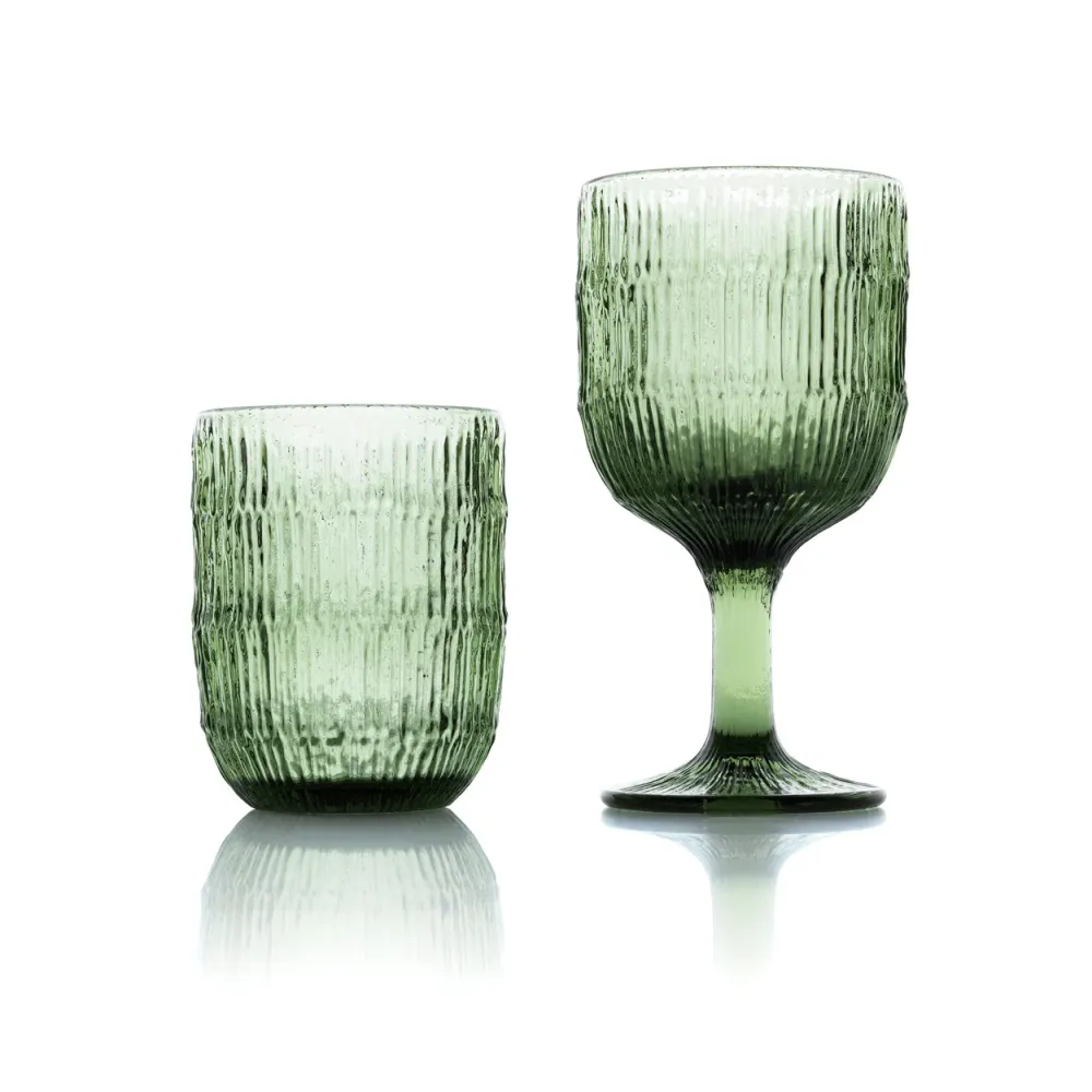 Il Calice Da Vino Moss Ripple - Verde