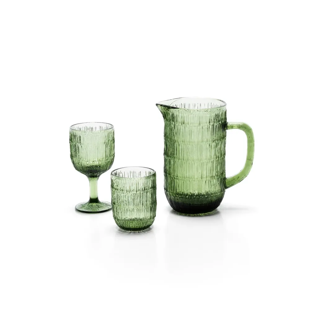 Il Calice Da Vino Moss Ripple - Verde