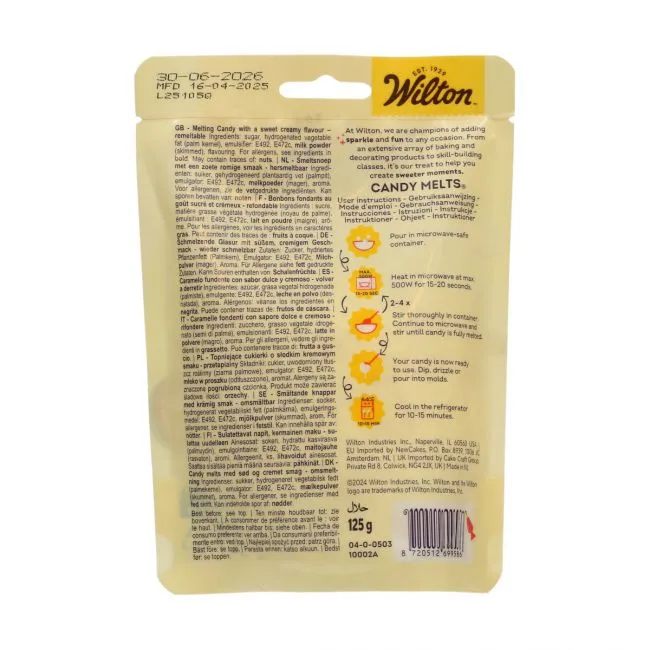 Candy Melts® Wilton 125g – Bianco Lucido