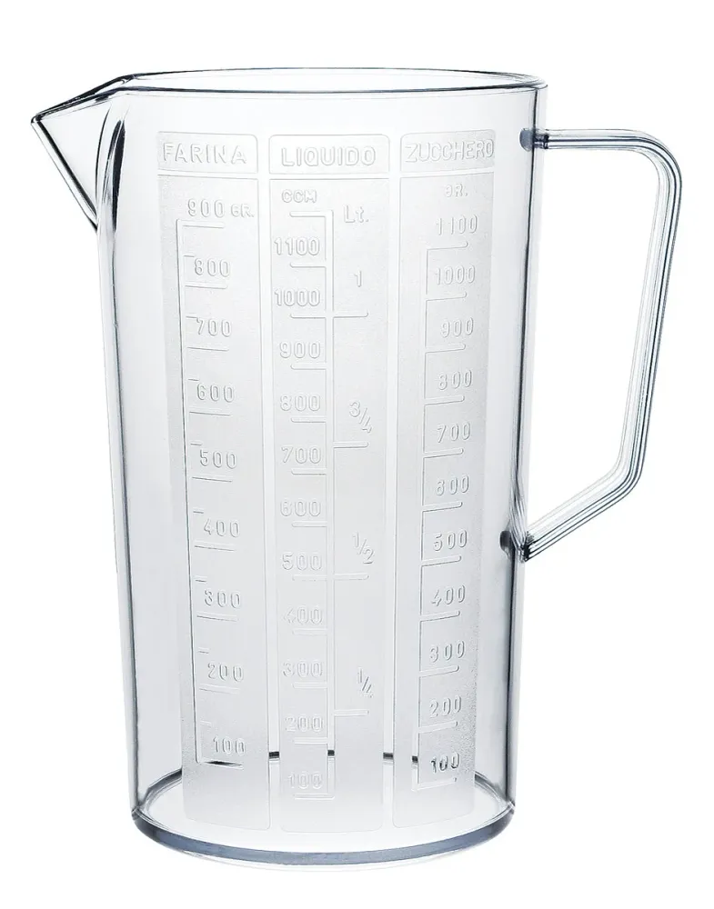 Caraffa Graduata Florida Ø Cm. 12X19 H - Lt. 1,5