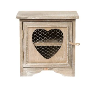 Casetta portauova legno marrone (19x14x19) Clayre & Eef