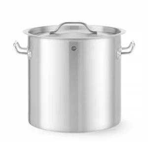 Casseruola Hendi con coperchio, linea di bilancio, 36L, Ø360X H360