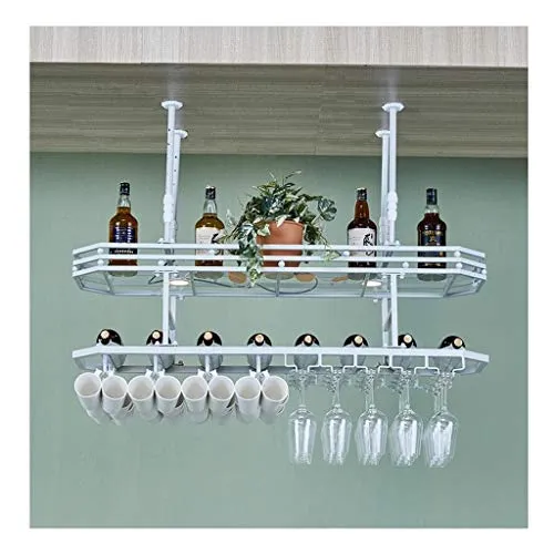 CCFENG Decorazione Creativa di Testa Giù bancone Bar, Titolare calici, Gancio Appeso, Titolare Europeo Tazza di UVA la cas...