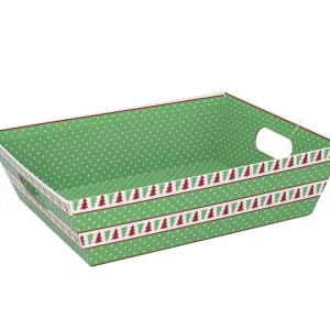 Cesta alberi verde 38x23xh7 9376050000