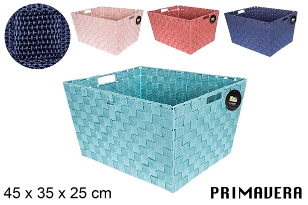 Cestino nylon colore Primavera 45x35 cm