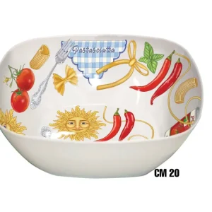 Cestino quadro melanina cm 20 decoro chef