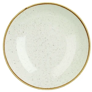 Churchill Coupé Teller Stonecast Barley White Tief 31cm 343.005.038
