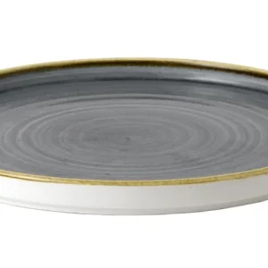 Churchill Teller Stonecast Blueberry Walled Flach 26 cm 343.038.026