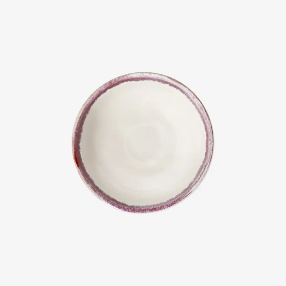 Ciotola ceramica con smalto colatura - 12 cm