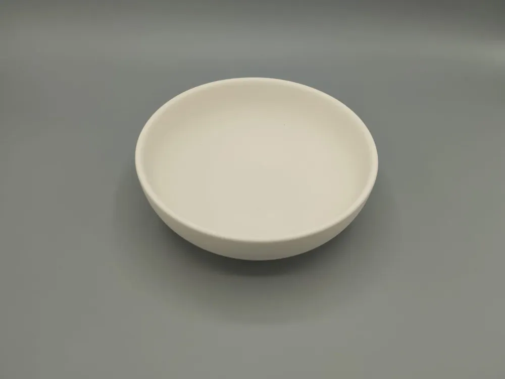 Ciotola Fiori diametro 16 cm. ceramica semilavorata GREZZA da dipingere