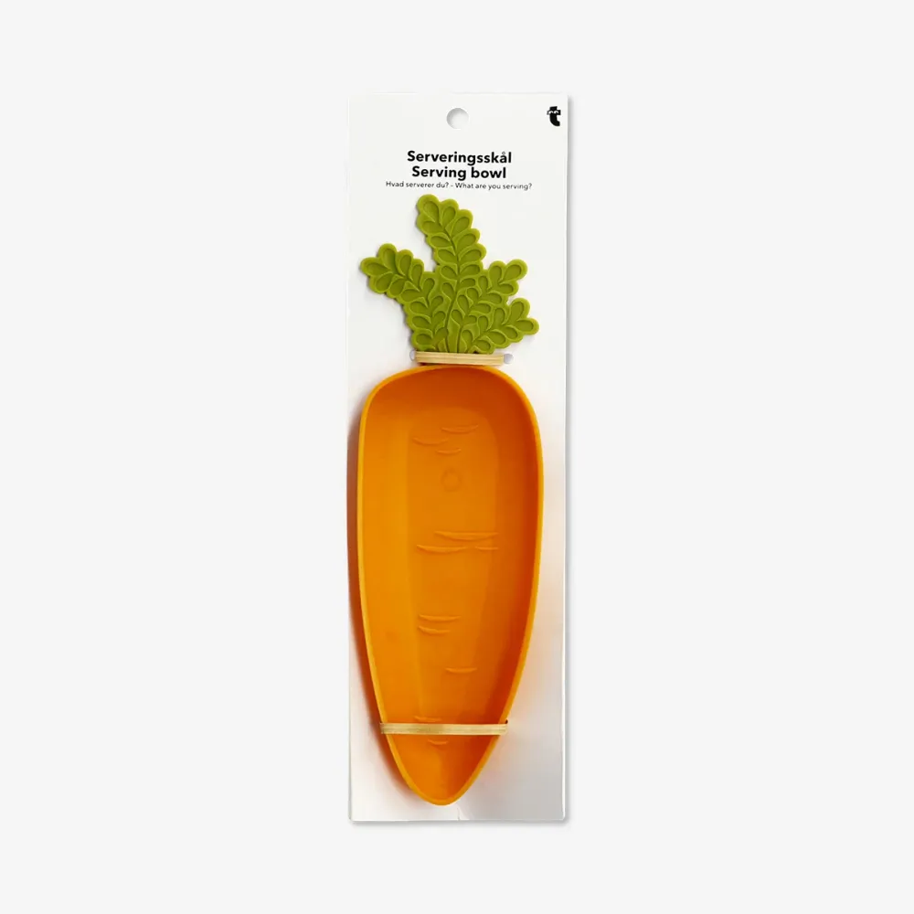 Ciotola da portata forma di carota - 23 cm