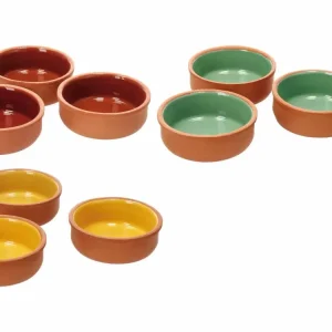 Ciotola terracotta 12x4cm 3 pezzi 73420