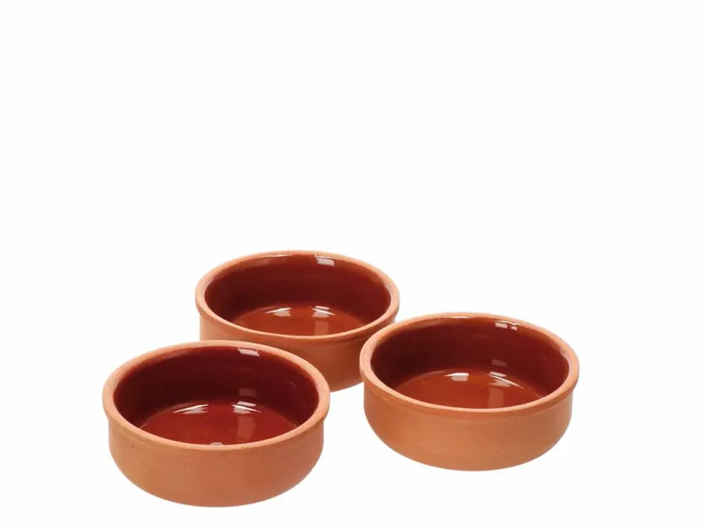 Ciotola terracotta 12x4cm 3 pezzi 73420
