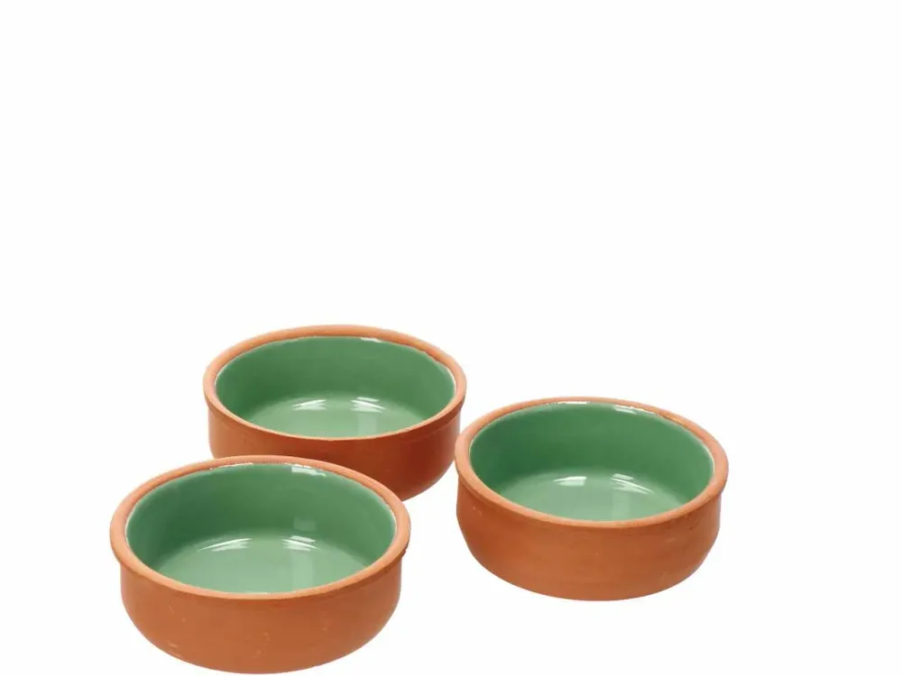 Ciotola terracotta 12x4cm 3 pezzi 73420