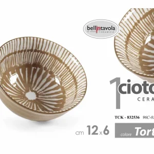 Ciotola tortora 12x5x6cm 832536
