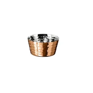 Ciotolina Cm.8x5 Acciaio Martellato Rame