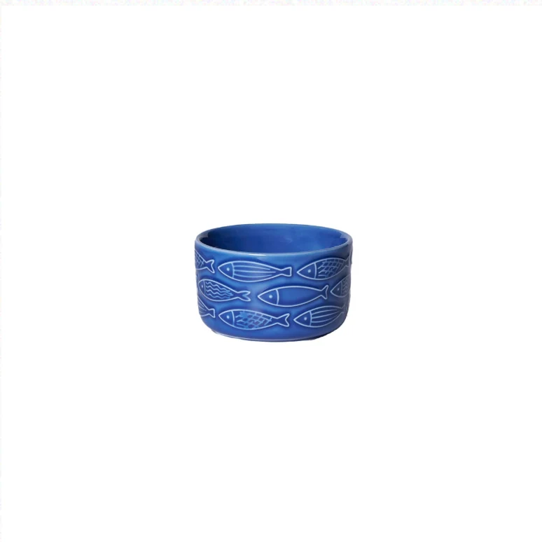 Ciotolina pesci ceramica Blu