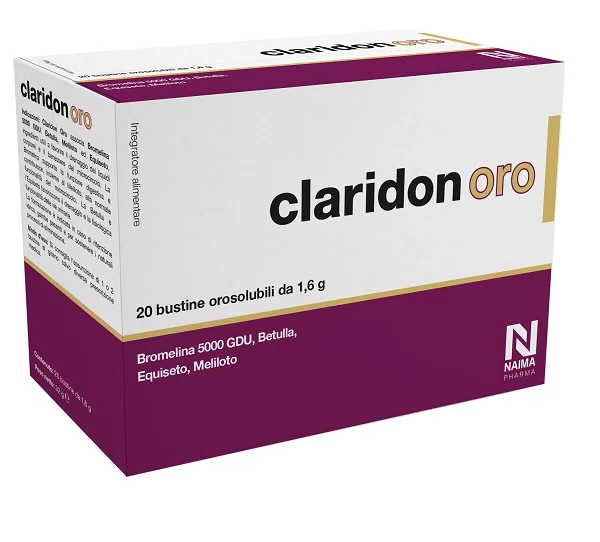 Claridon Oro 20 Bustine Orosolubili Da 1,6 G