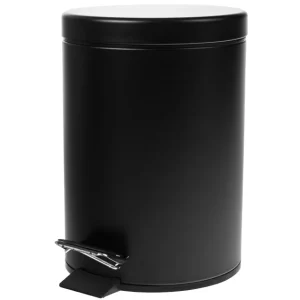 Cocon Cestino cosmetico – 3 l – Acciaio inossidabile, rotondo – nero