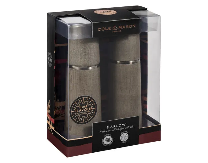 Cole & Mason Pepper/Salt Mill Set Marlow faggio grigio 18.5x6x6 cm