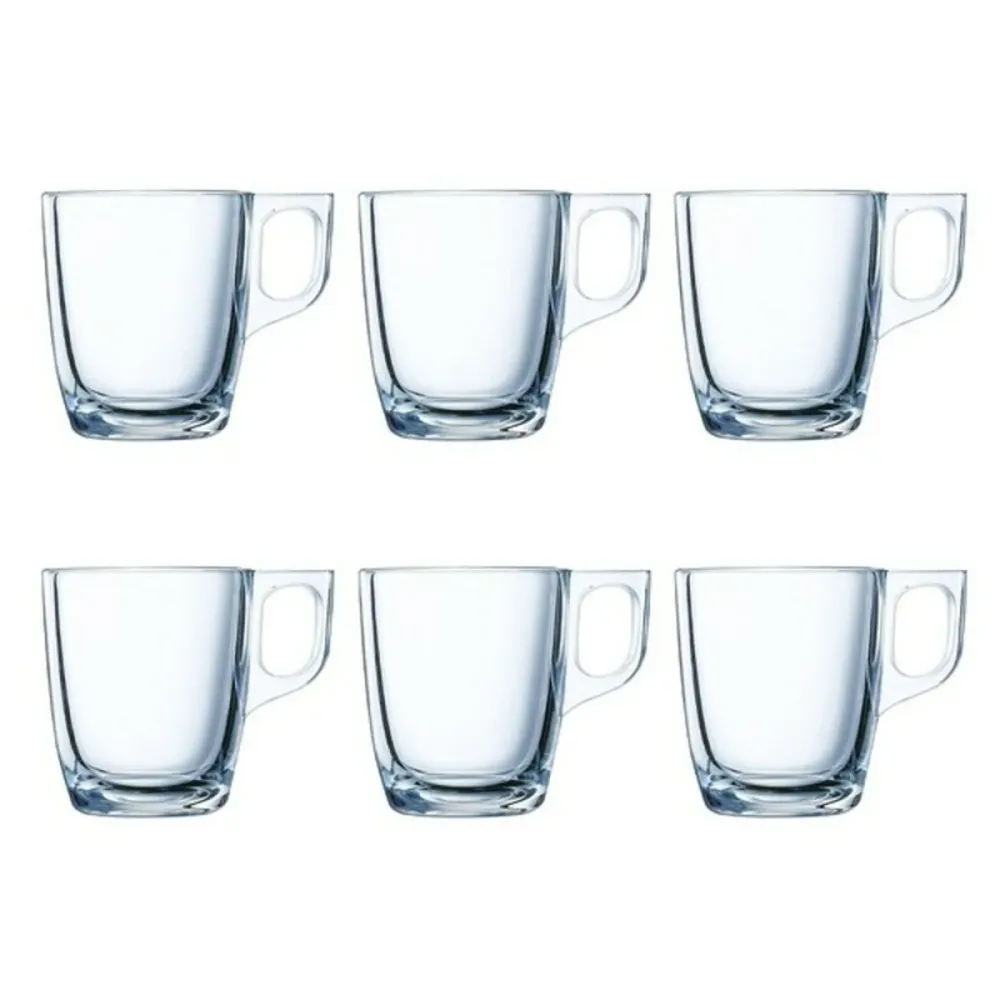 Conjunto de Chávenas de Café Luminarc Nuevo Transparente Vidro 90 ml 6 Peças