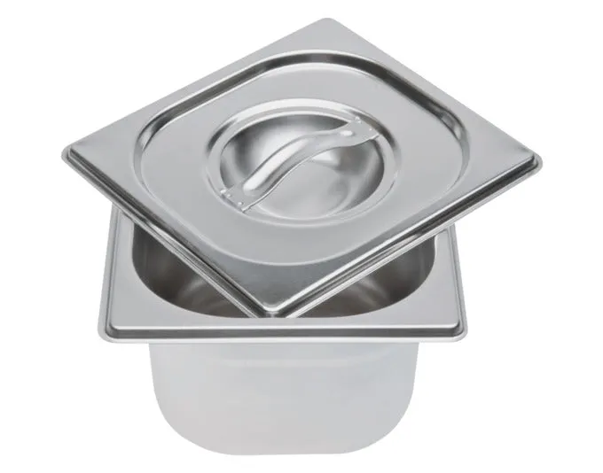 Contenitore STÄDTER acciaio inox con coperchio 16,5x18x10 cm