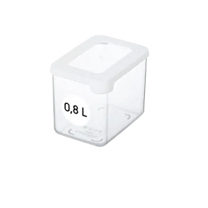 Contenitori SmartStore bianchi - 12,5x9x10 cm (800 ml)