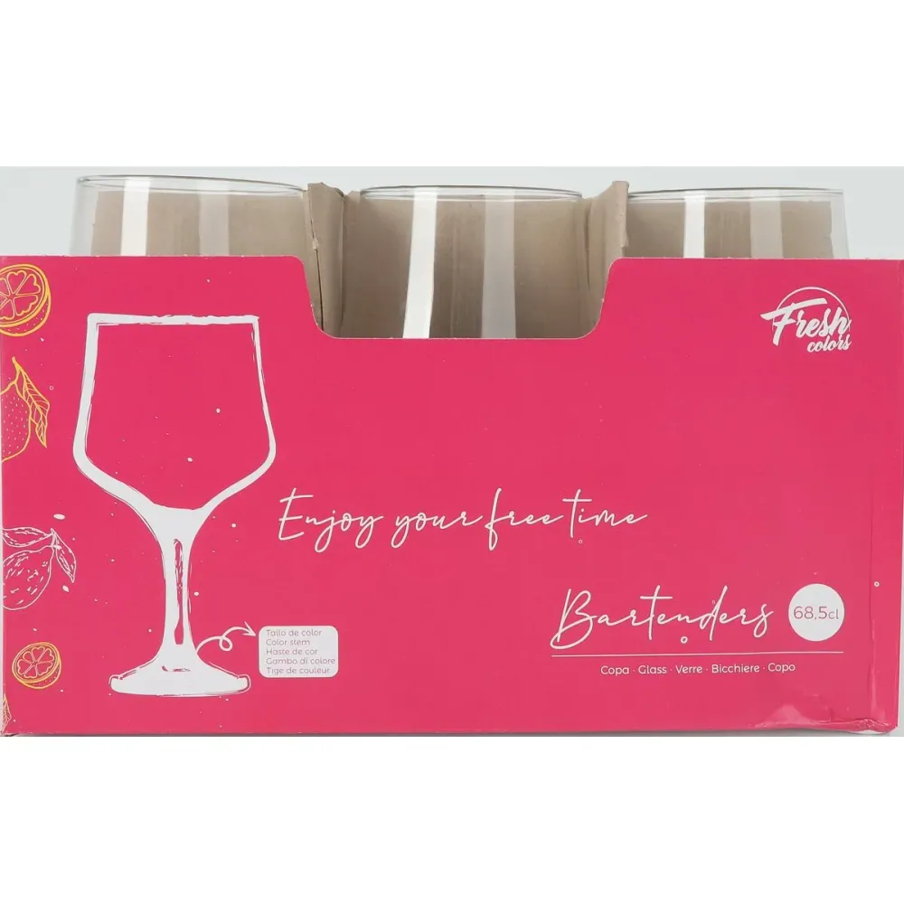 Copo de cocktail LAV Preto 685 ml (24 Unidades)