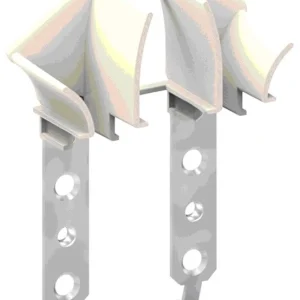 Coppia di rivetti tradizionali forma di tulipano per lame da 9 mm