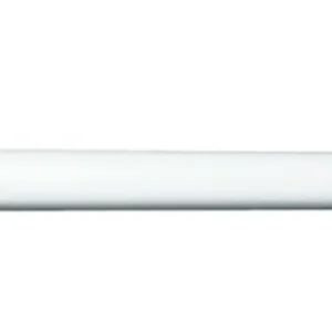 Corrimano lineare laccato con piastre di fissaggio nylon 110 cm