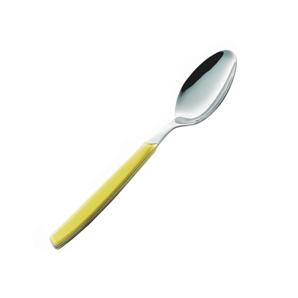 Cucchiaio Tavola Cromo Giallo