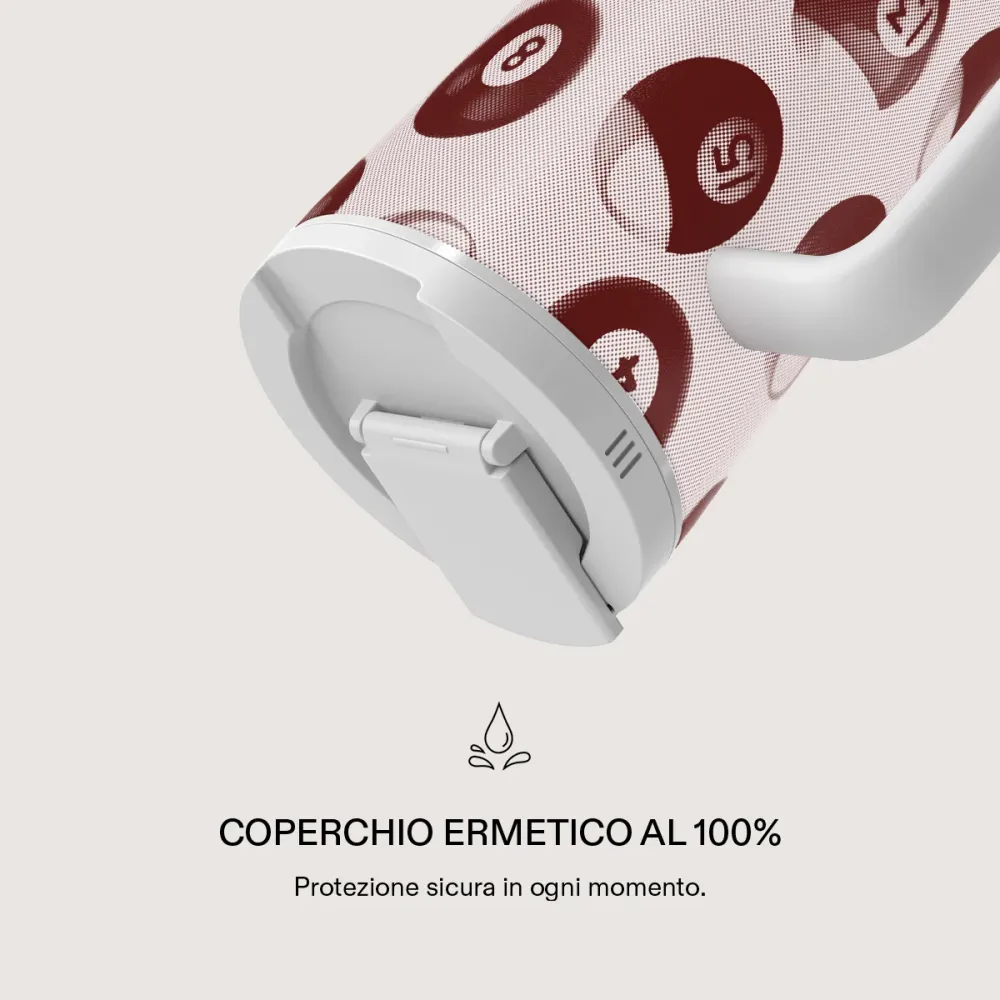 Cue - Tazza da viaggio EasyGrip