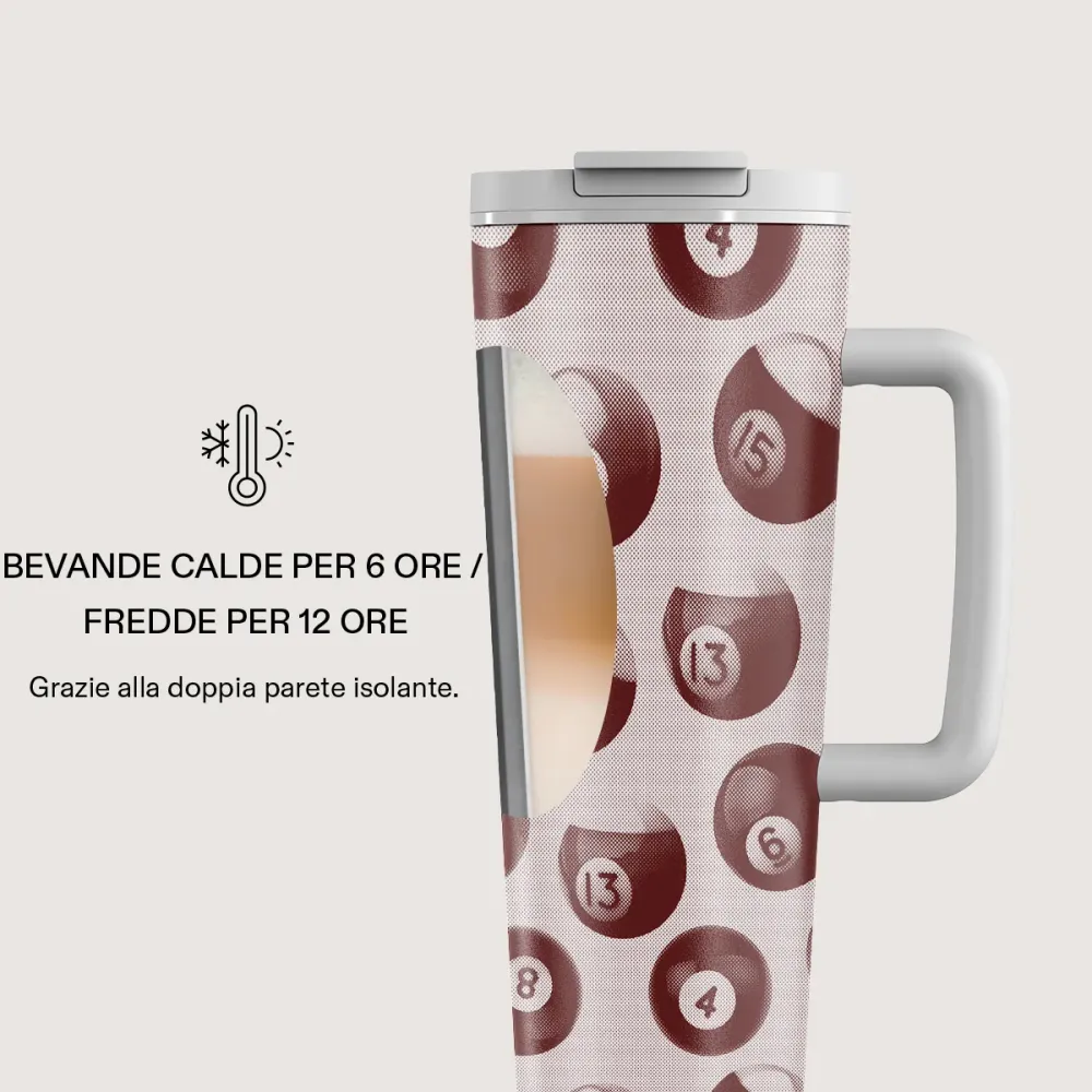 Cue - Tazza da viaggio EasyGrip