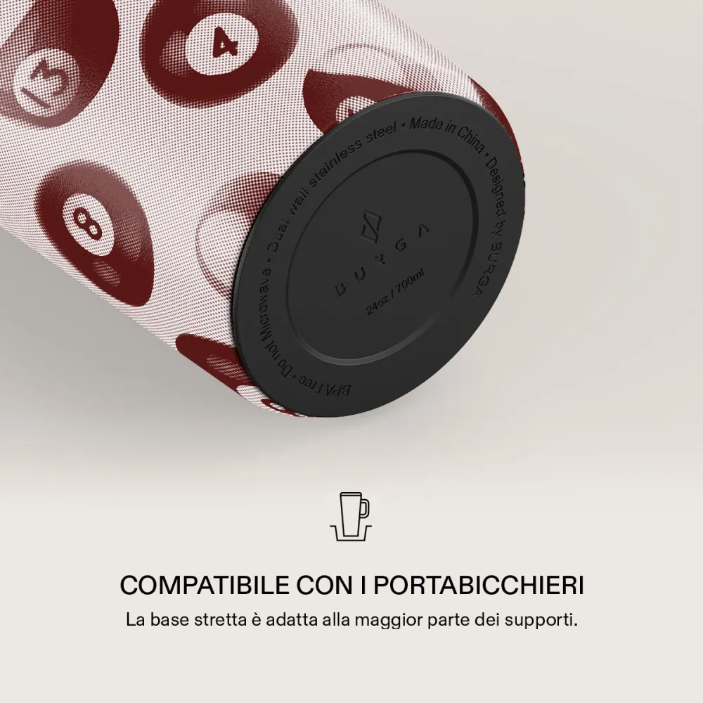 Cue - Tazza da viaggio EasyGrip