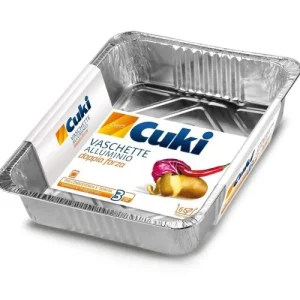 CUKI VASCHETTE ALLUMINIO 6 PORZIONI - 3 pz