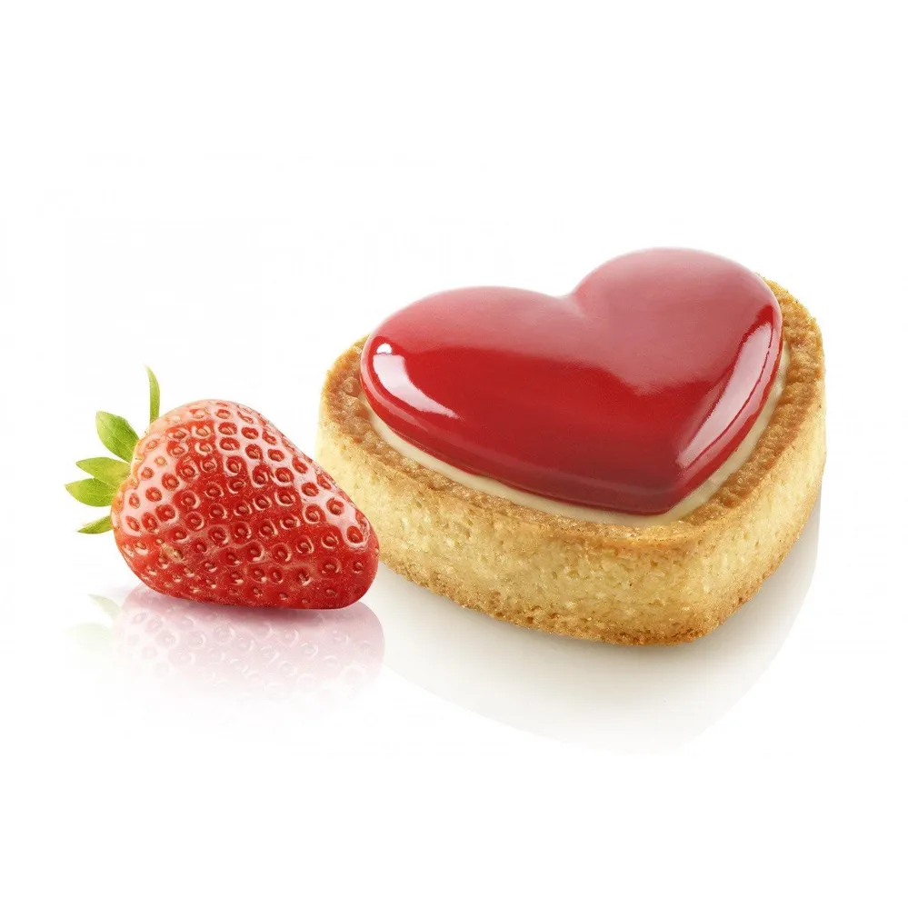 8 Cuori Tartellette Microforate 80x70x20mm