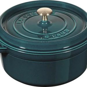 Daub Cocotte 24 cm, round, La mer, ghisa 3.8L 40508-654-0