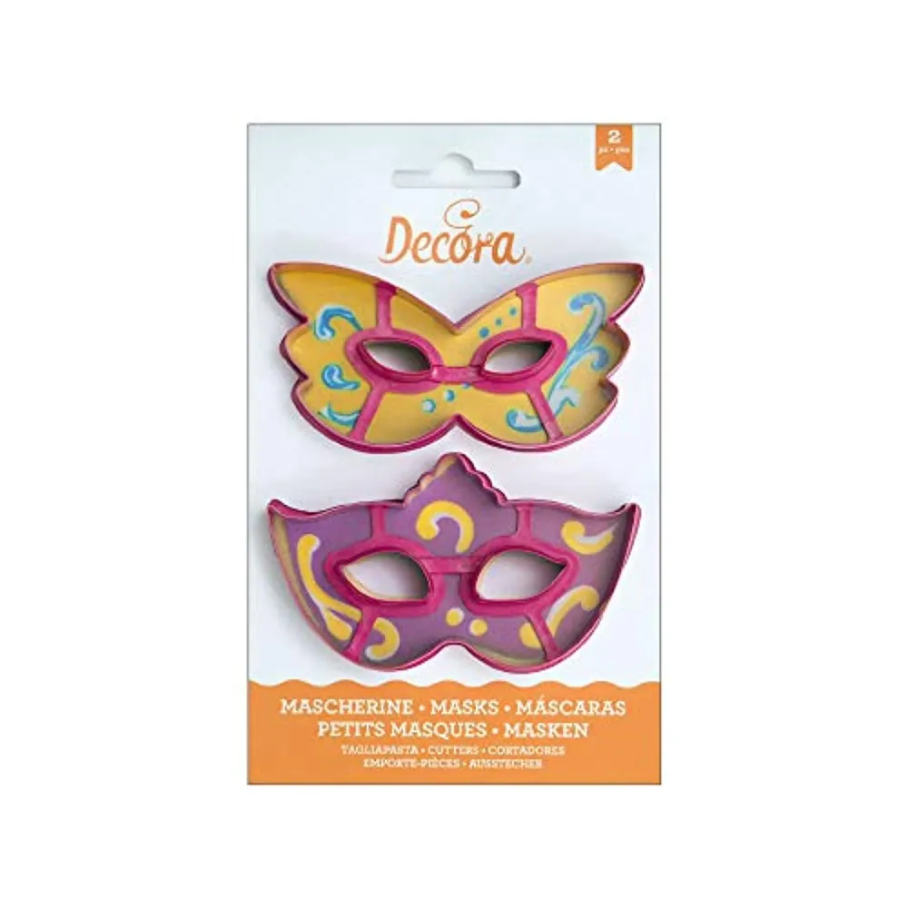 Decora 0255107 Kit 2 Tagliapasta Maschera