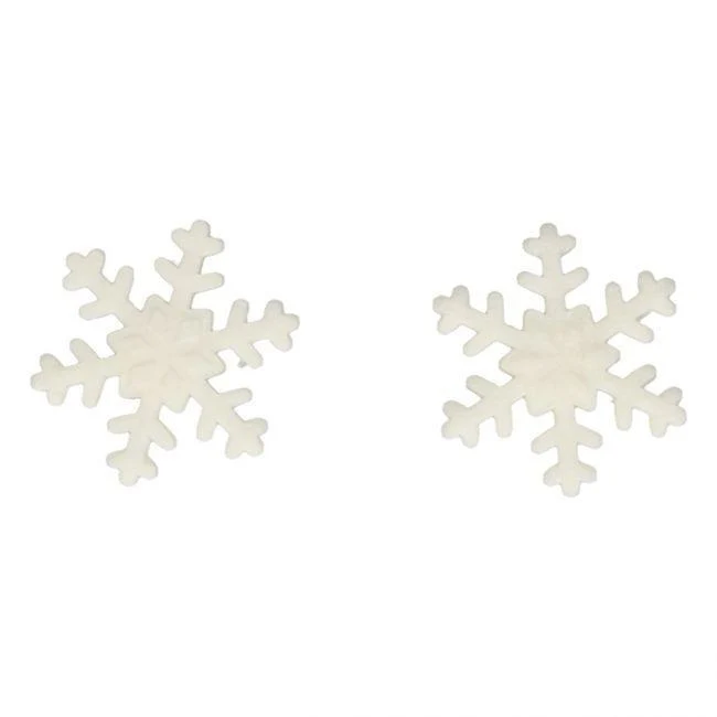 Decorazioni di Zucchero - 12 Fiocchi di Neve