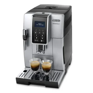 De’Longhi Macchina da caffè automatica De'Longhi ECAM 350.35.SB – 1,8 l, contenitore per chicchi 300 g, 15 bar, schiumalatte