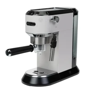 De’Longhi Macchina per espresso De'Longhi Dedica EC 685.W (portafiltro) – 15 bar, 1 l, ugello per schiuma di latte, 14,9 ×...